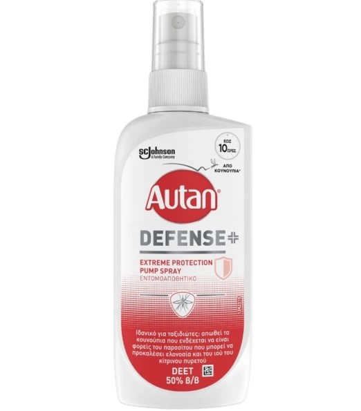 Autan Defense+ Extreme Protection Εντομοαπωθητικό Σπρέι, 100ml