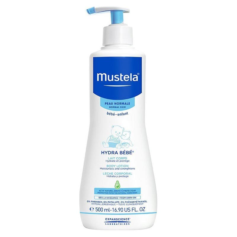 Mustela Hydra Bebe Body Lotion Ενυδατικό Γαλάκτωμα Σώματος για Μωρά 500ml