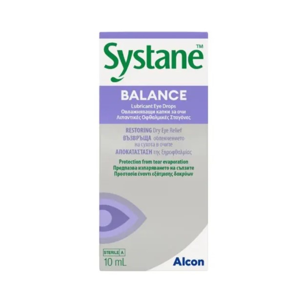 SYSTANE - Balance Eye Drops - Λιπαντικές Οφθαλμικές Σταγόνες 10 ml