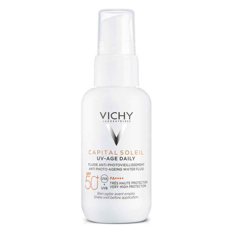 Vichy Capital Soleil UV-Age Daily SPF50+ Αντηλιακό Προσώπου κατά της Φωτογήρανσης, 40ml