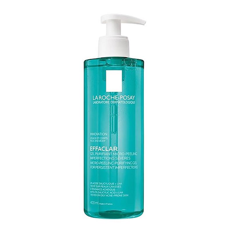 La Roche Posay Effaclar Micro-Peeling Purifying Gel Wash για λιπαρή επιδερμίδα 400ml