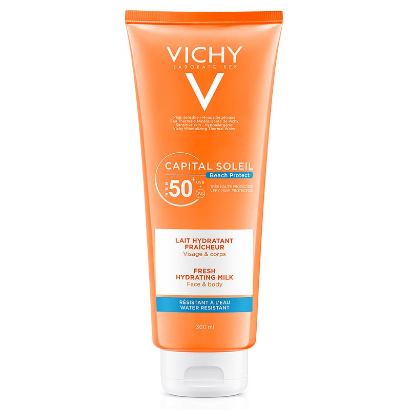 Vichy Capital Soleil Beach Protect Hydrating Milk SPF50 Face & Body 300ml