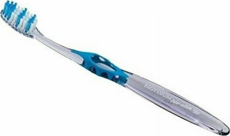 Elgydium Interactive Dure Hard Toothbrush Σκληρή Οδοντόβουρτσα 1 Τεμάχιο - μπλε