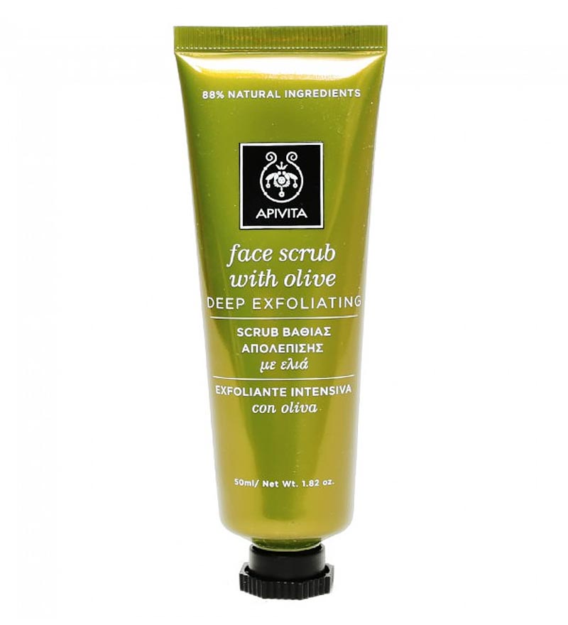 Apivita Face Scrub - Κρέμα βαθιάς απολέπισης με ελιά 50ml