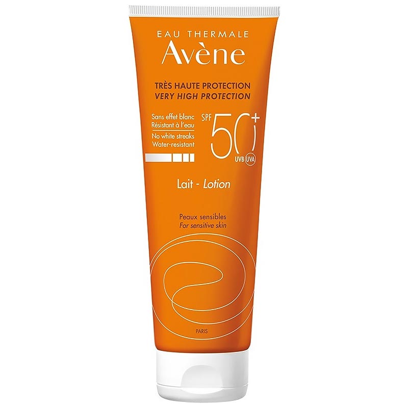 Avene Lait SPF50+ 250ml Αντηλιακό Γαλάκτωμα Σώματος Υψηλής Προστασίας