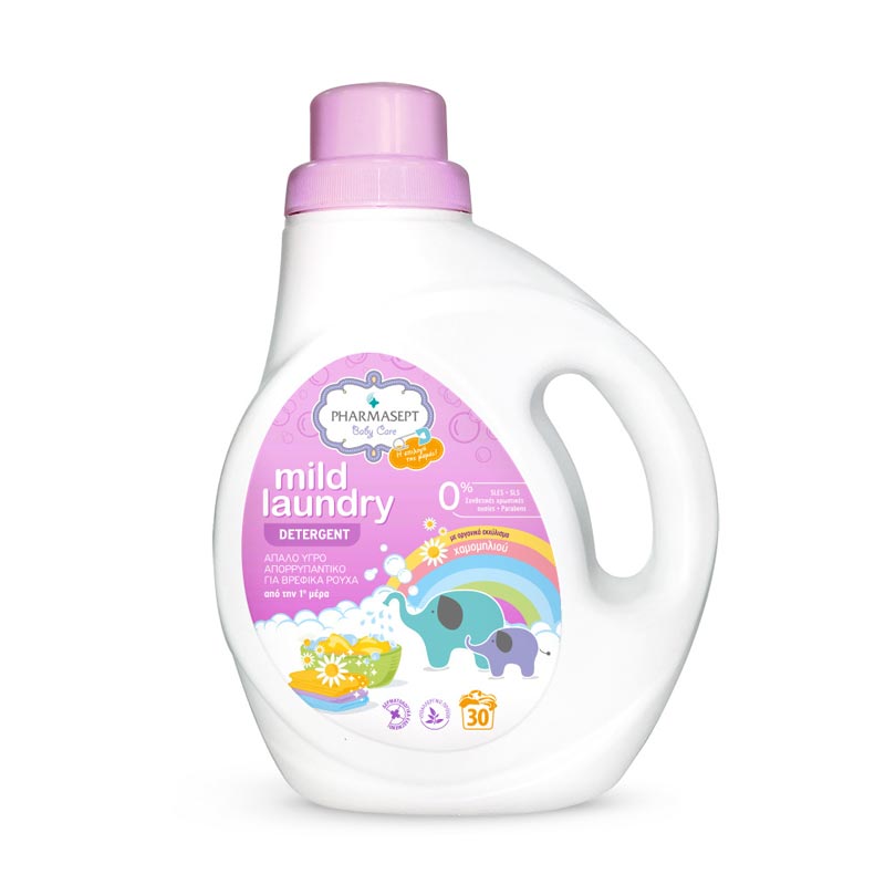 Pharmasept Baby Care Mild Laundry Detergent - Απαλό Υγρό Απορρυπαντικό Για Βρεφικά, 1lt