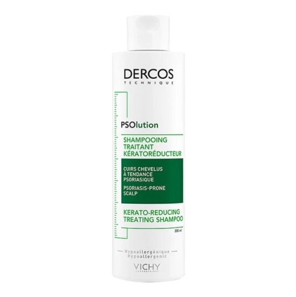 Vichy Dercos PSOlution, Σαμπουάν για Τριχωτό με Τάση Ψωρίασης Κατά των Λεπιών και του Κνησμού 200ml
