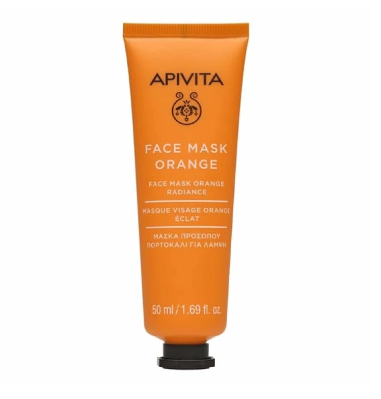 Apivita Face Mask Orange Μάσκα Λάμψης με Πορτοκάλι 50ml