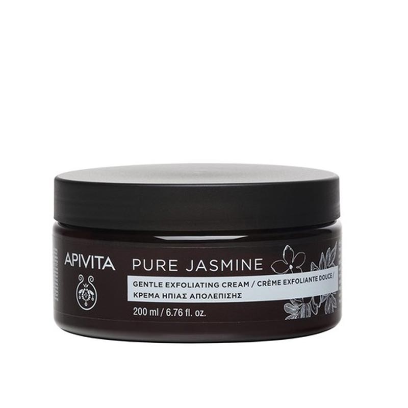 Apivita Pure Jasmine Κρέμα Ήπιας Απολέπισης 200ml