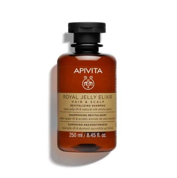 Apivita Royal Jelly ELixir Σαμπουάν Αναζωογόνησης, 250ml