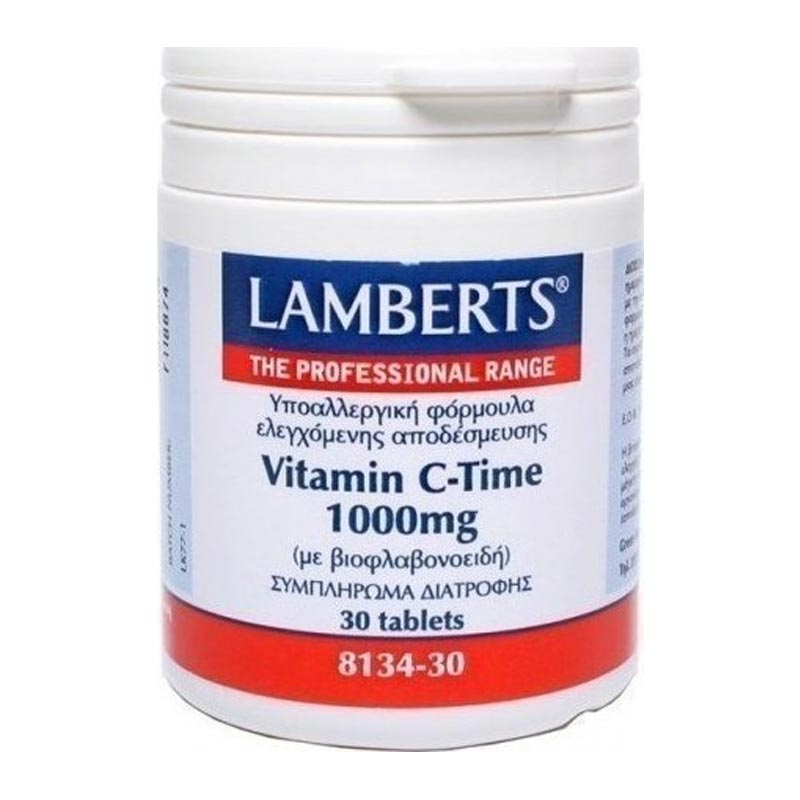 Lamberts Vitamin C Time Release 1000mg 30 Ταμπλέτες