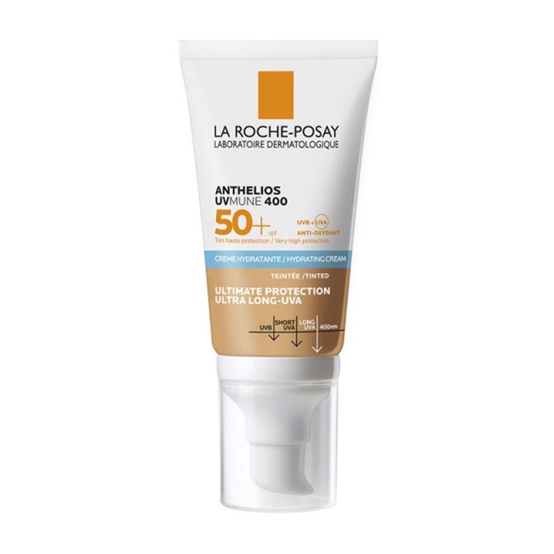 La Roche Posay Anthelios Uvmune 400 Spf 50+ Αντηλιακή Ενυδατική Κρέμα Με Χρώμα 50ml