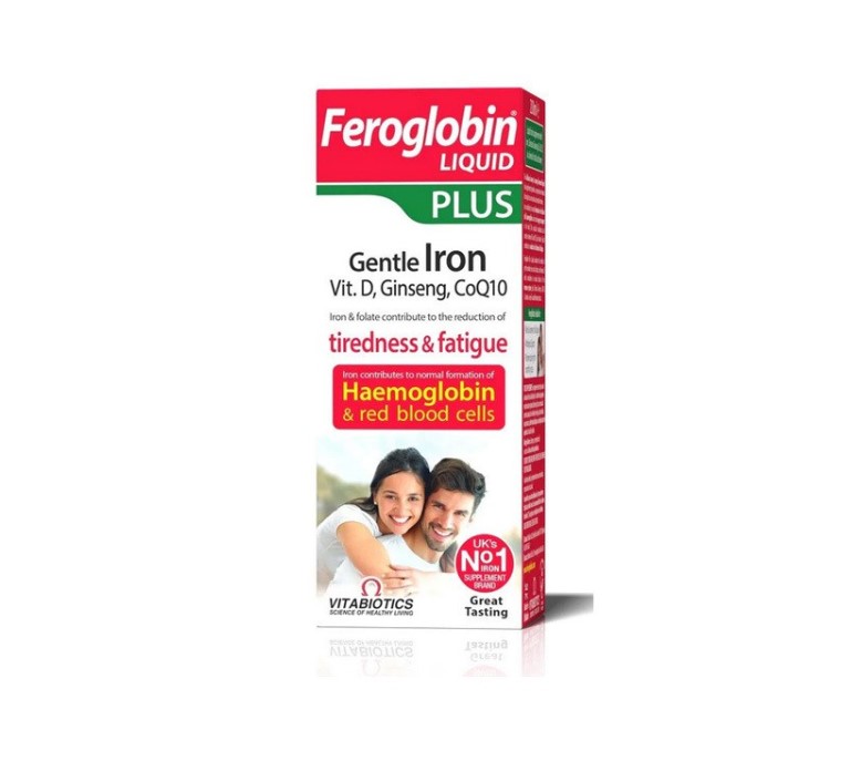 Vitabiotics Feroglobin Liquid Plus Συμπλήρωμα Σιρόπι Σιδήρου 200ml