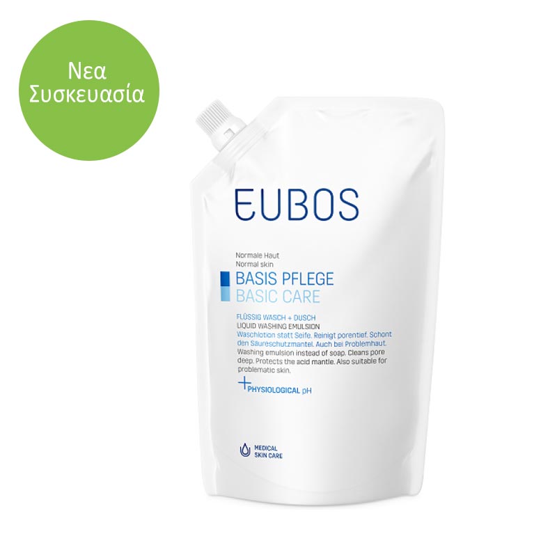 Eubos Liquid BLUE Refill Ανταλλακτικό Υγρό Καθαρισμού 400ml