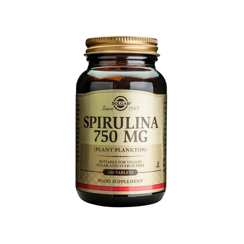 Solgar Spirulina 750mg 80 capsules