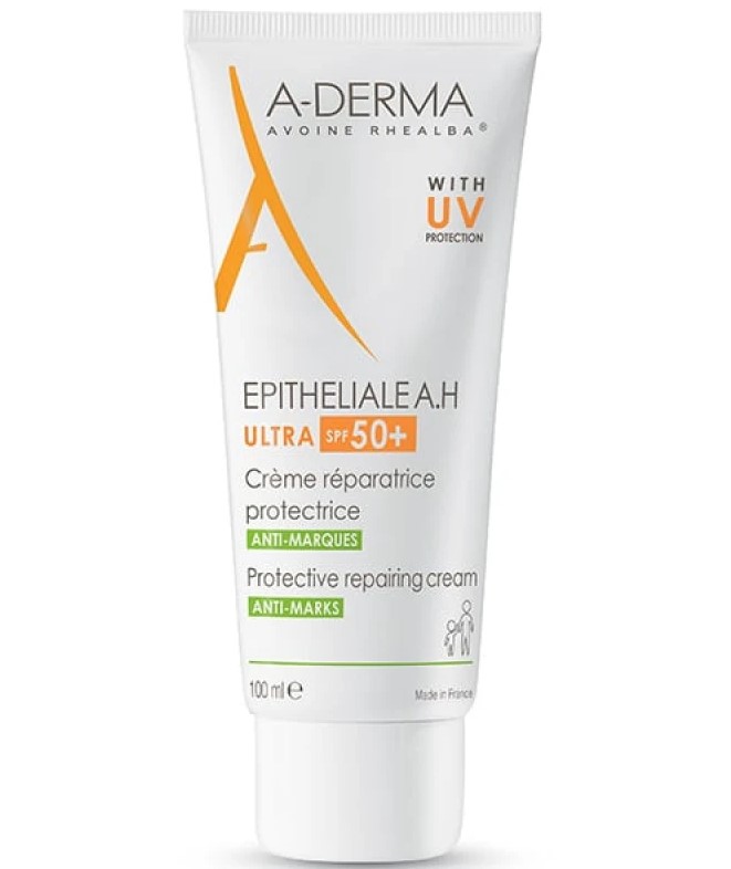 A-Derma Epitheliale A.H DUO Ultra SPF50+ Προστατευτική Επανορθωτική Κρέμα Κατά των Σημαδιών 100ml