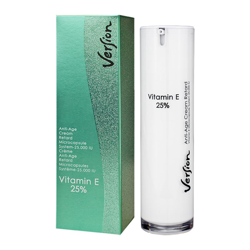 Version Version Vitamin E 25% Μοναδική Αντιγηραντική Κρέμα με Υψηλή Περιεκτικότητα σε Βιταμίνη Ε - 50ml