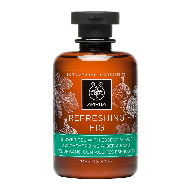 Apivita Refreshing Fig Αφρόλουτρο με Αιθέρια Έλαια 300ml