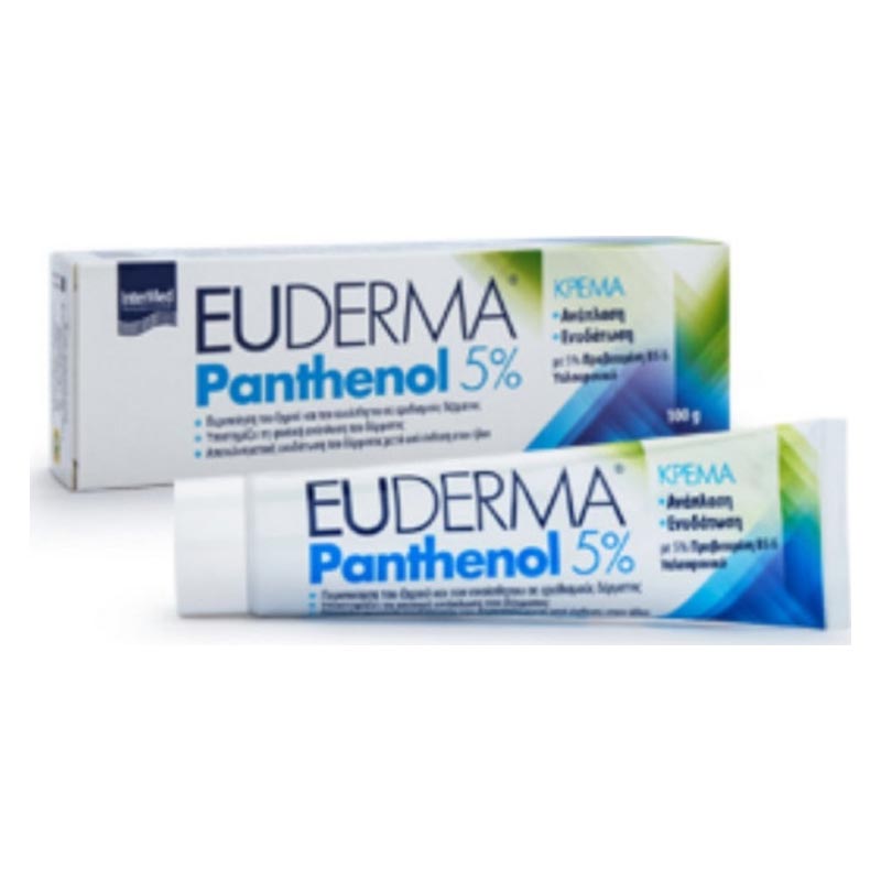 Intermed Euderma Panthenol 5% - Ενυδατική Κρέμα Για Ανάπλαση 100gr