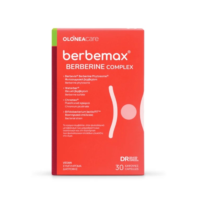 Olonea Berbemax Berberine Complex για Μεταβολική Ισορροπία 30 Κάψουλες