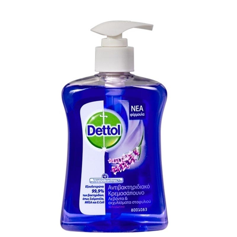 DETTOL Liquid Soap Soothe Χαλαρωτικό Κρεμοσάπουνο από Λεβάντα & Εκχυλίσματα Σταφυλιού 250ml