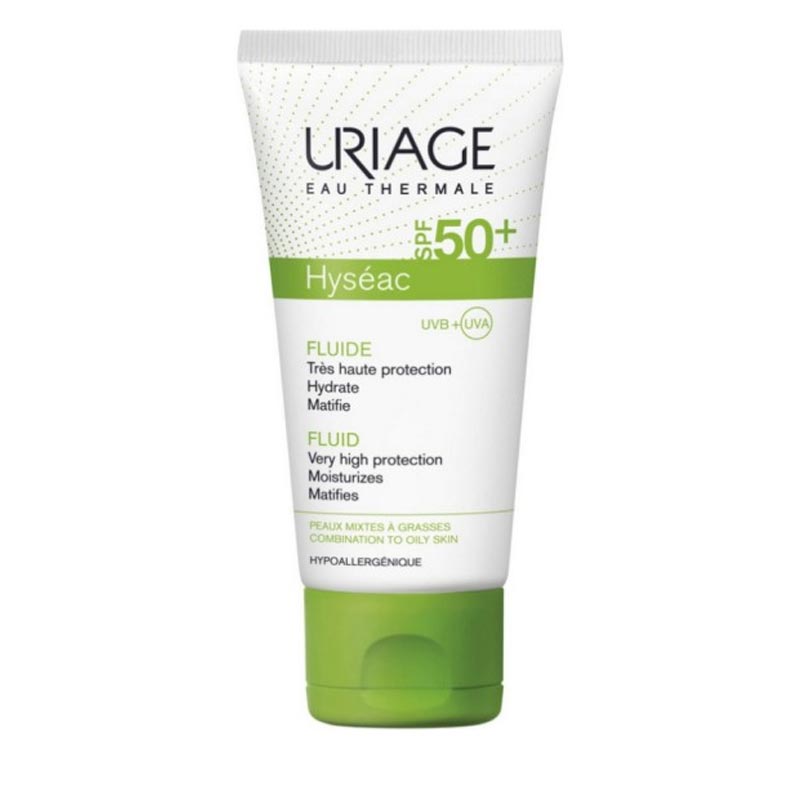 Uriage Hyseac Fluide SPF50+ Ενυδατική Κρέμα για Μικτό/Λιπαρό 50ml