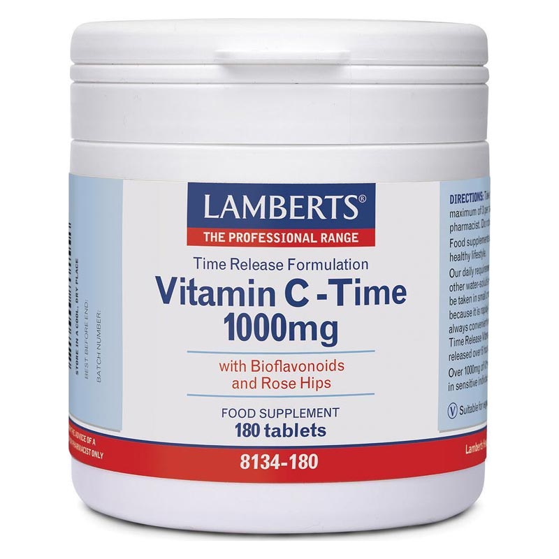 Lamberts Vitamin C Time Release 1000mg 180tabs