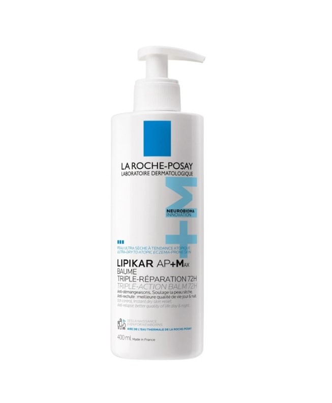 La Roche Posay Lipikar AP+Max Triple Action Balm 72H - Ενυδατικό Σώματος, 400ml