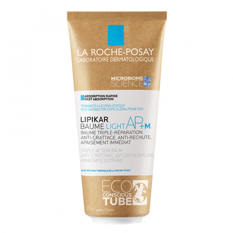 La Roche Posay Lipikar Baume LIGHT AP+M, Βάλσαμο Προσώπου/Σώματος Κατά του Κνησμού Συσκευασία Eco Tube, 200ml