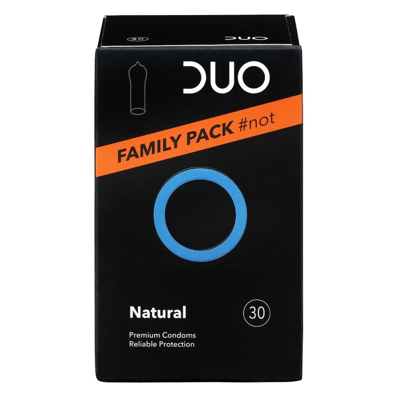 Duo Natural Family Pack Προφυλακτικά 30 Τεμάχια