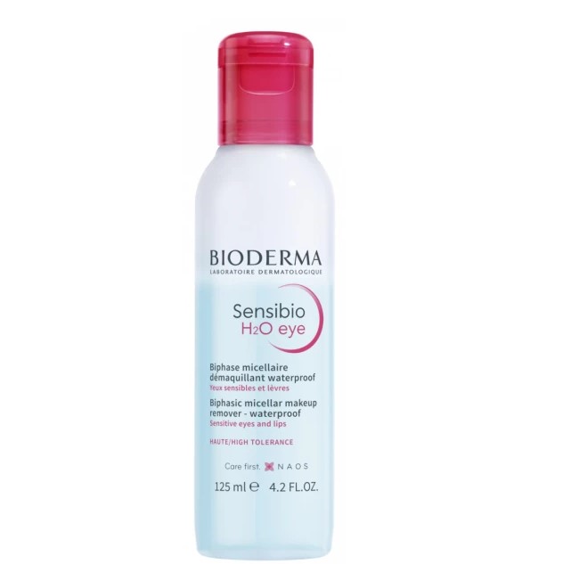 Bioderma Sensibio H2o Eye High Tolerance Διφασικό Νερό Καθαρισμού Για Μάτια & Χείλη 125ml