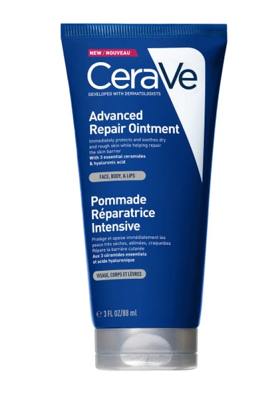 CeraVe Advanced Repair Ointment Επανορθωτική Αλοιφή για Πρόσωπο, Σώμα, Χείλη 88ml