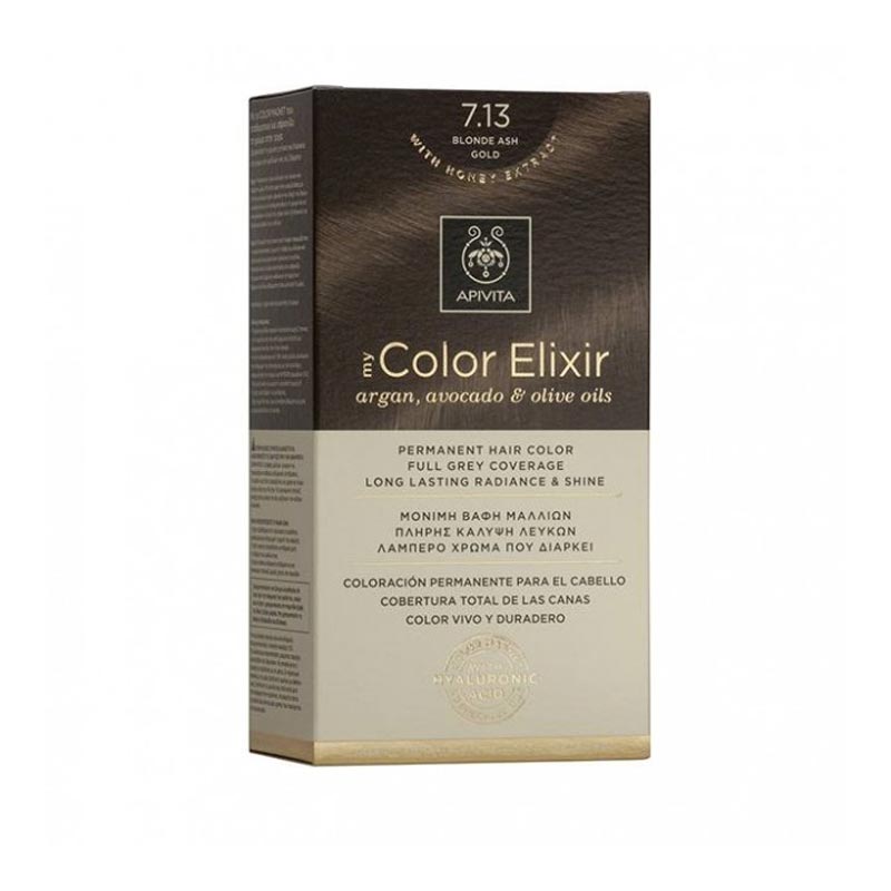 Apivita My Color Elixir Βαφή Μαλλιών 7.13 Ξανθό Σαντρέ Μελί