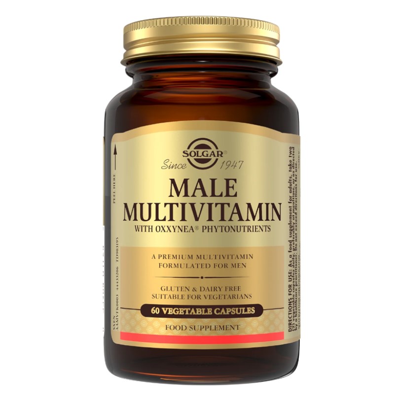 Solgar Male Multivitamin – 60 Vegetable Capsules