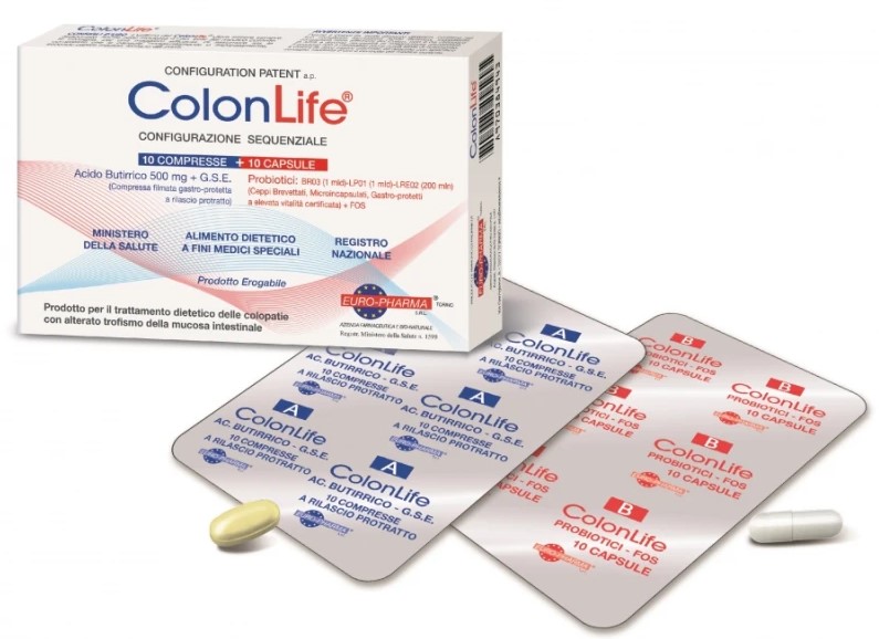 Bionat Colon Life Συνδρόμου Ευερέθιστου Εντέρου 10 Δισκία + 10 Κάψουλες