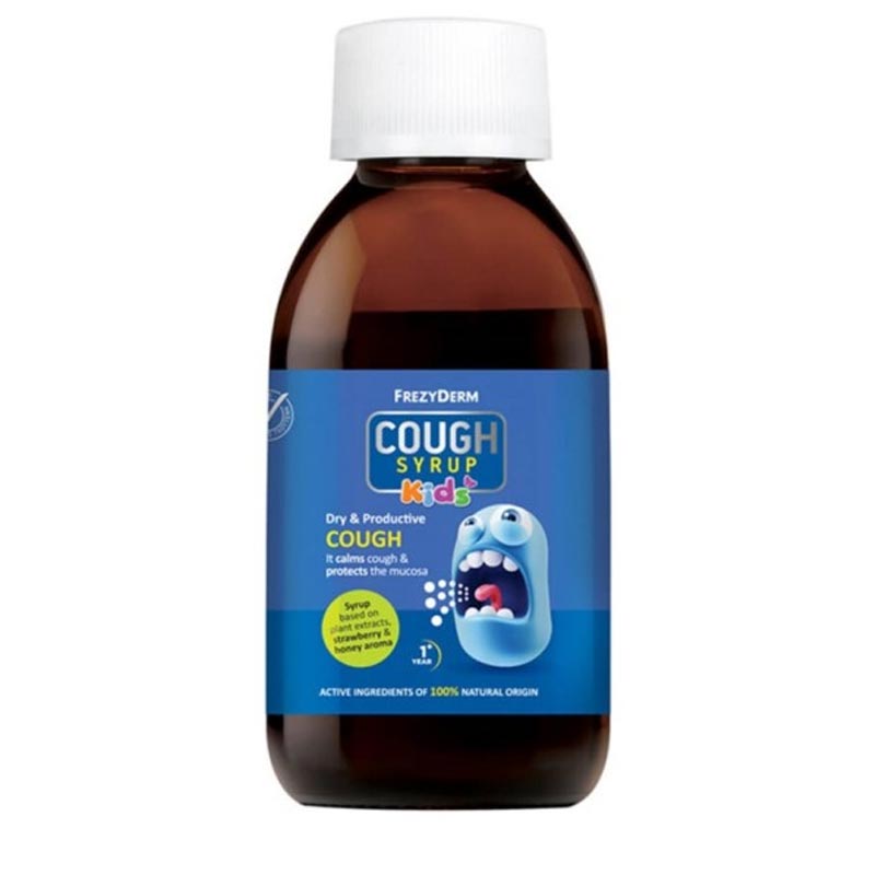 Frezyderm Cough Syrup Kids (1+ έτος) - Παιδικό Σιρόπι για Ξηρό και Παραγωγικό Βήχα, 182gr