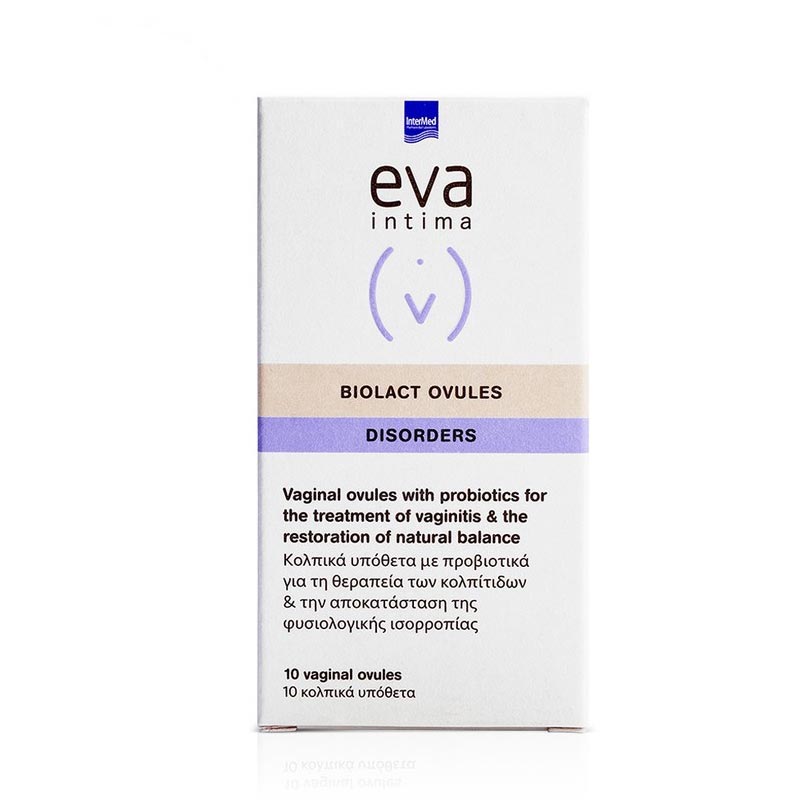 Intermed Eva intima Biolact Ovules 10τμχ