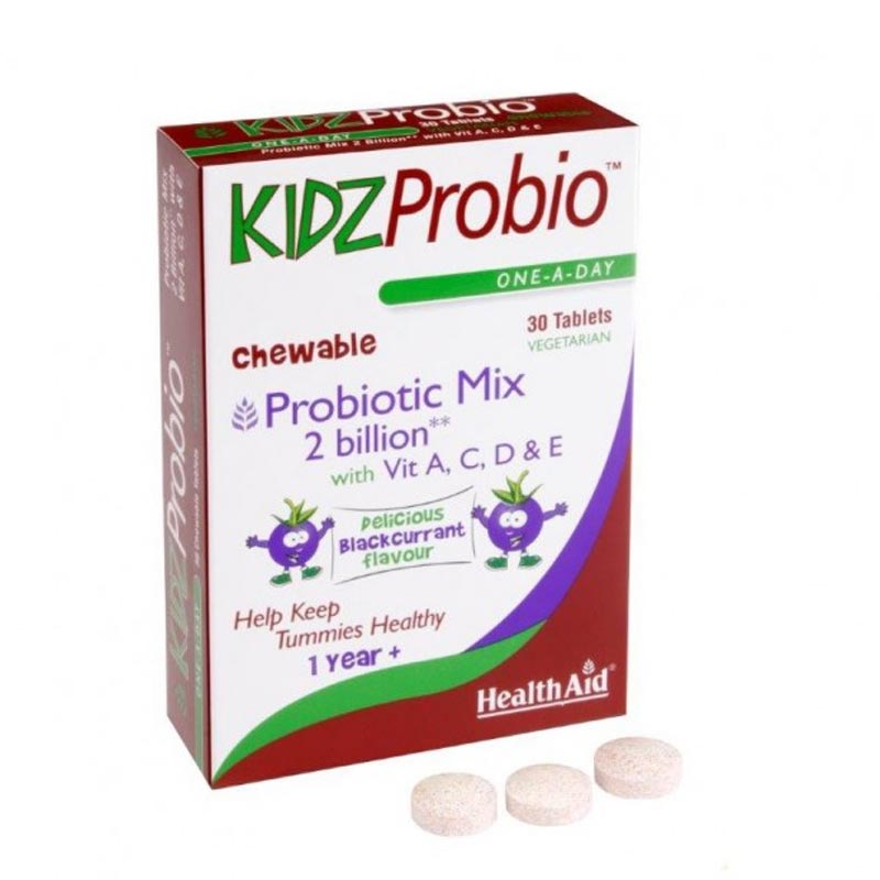 Health Aid KIDZ Probio, Προβιοτικά για Παιδιά 30 Μασώμενες Ταμπλέτες