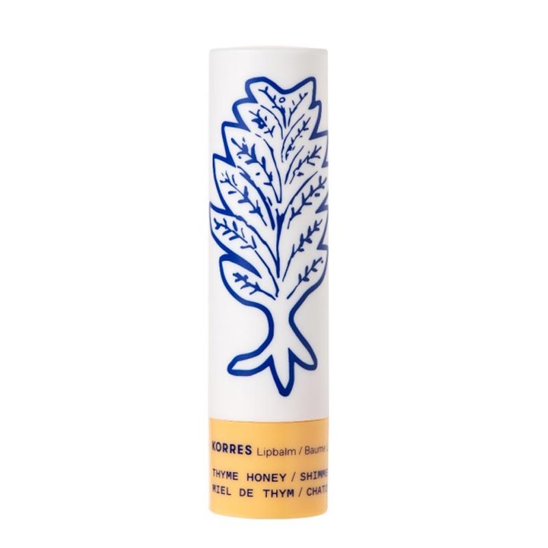 Korres Lip Balm Thyme Honey Shimmery Ενυδατική Φροντίδα για τα Χείλη με Μέλι για Έξτρα Λάμψη 4.5gr