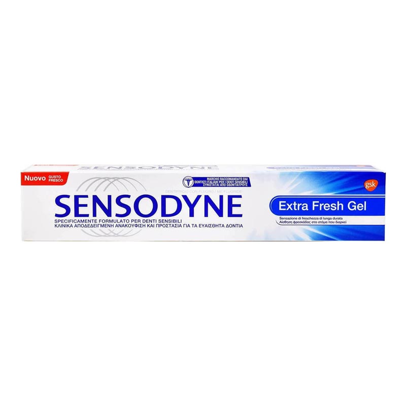 Sensodyne Extra Fresh Gel 75ml - Οδοντόπαστα Για Ευαίσθητα Δόντια