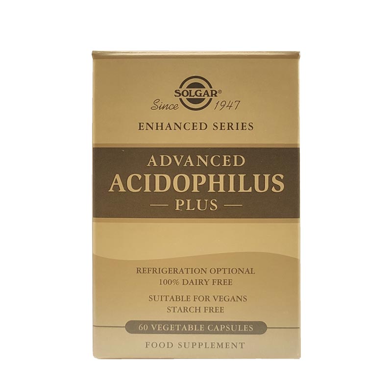 Solgar Advanced Acidophilus Plus 60 ταμπλέτες