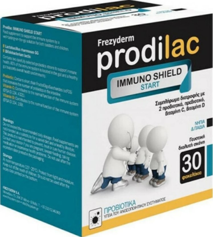Frezyderm Prodilac Immuno Shield Start Συμπλήρωμα Διατροφής Προβιοτικών για Νήπια και Παιδιά 30 Φακελάκια