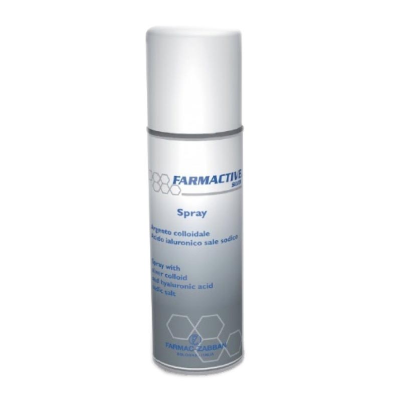 Farmactive Silver Spray Σπρέι για την Τοπική & την Προσωρινή Θεραπεία μη Μολυσμένων Αλλοιώσεων του Δέρματος 125ml