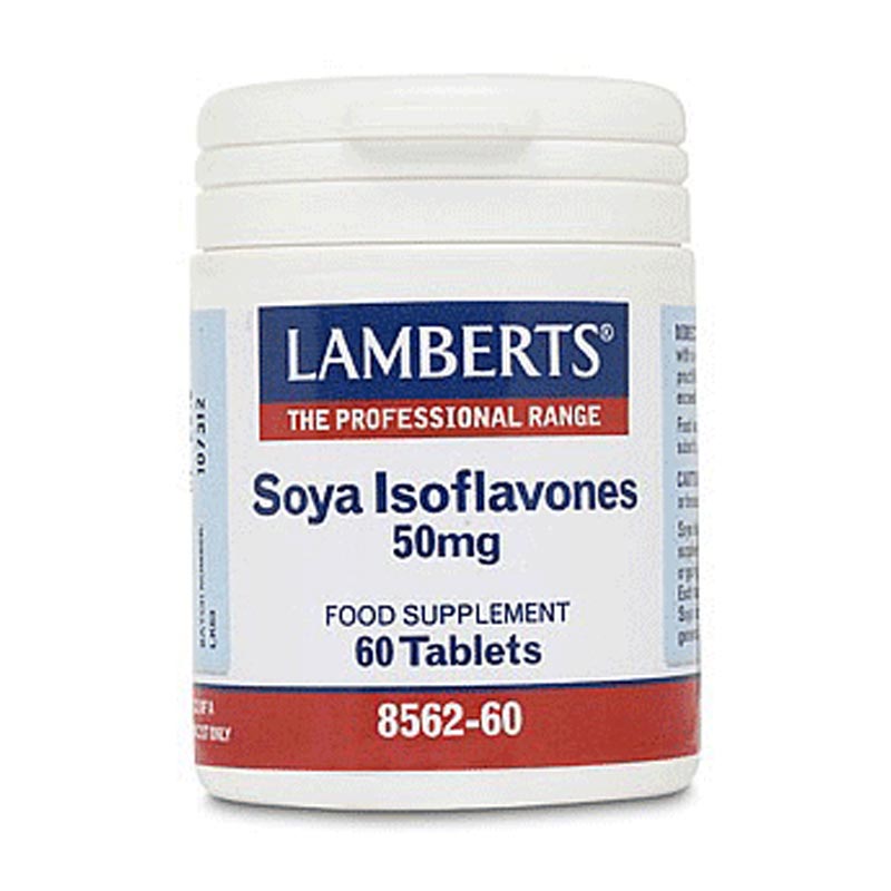 Lamberts Soya Isoflavones 50mg Ισοφλαβονοειδή Σόγιας 60 Tαμπλέτες