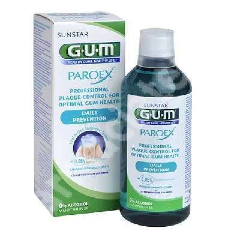 Gum Paroex Daily Prevention 0.06% Στοματικό Διάλυμα για Ενήλικες, 500 ml