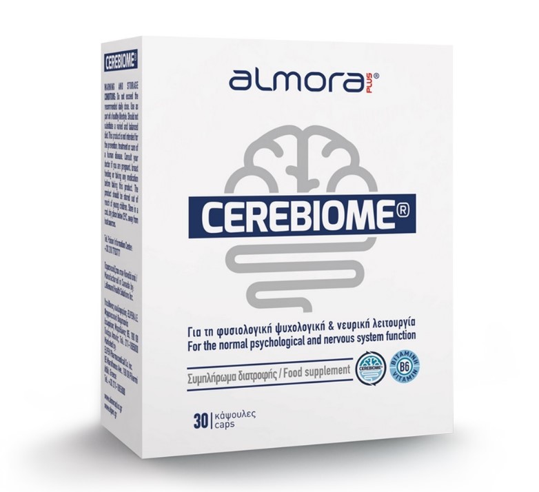 Elpen Almora Plus Cerebiome Συμπλήρωμα Διατροφής για Φυσιολογική Ψυχολογική & Νευρική Λειτουργία 30 Κάψουλες