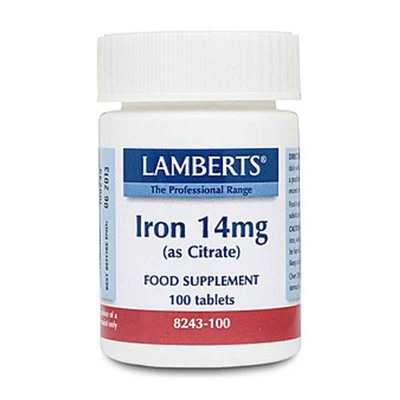 Lamberts Iron 14mg 100 ταμπλέτες