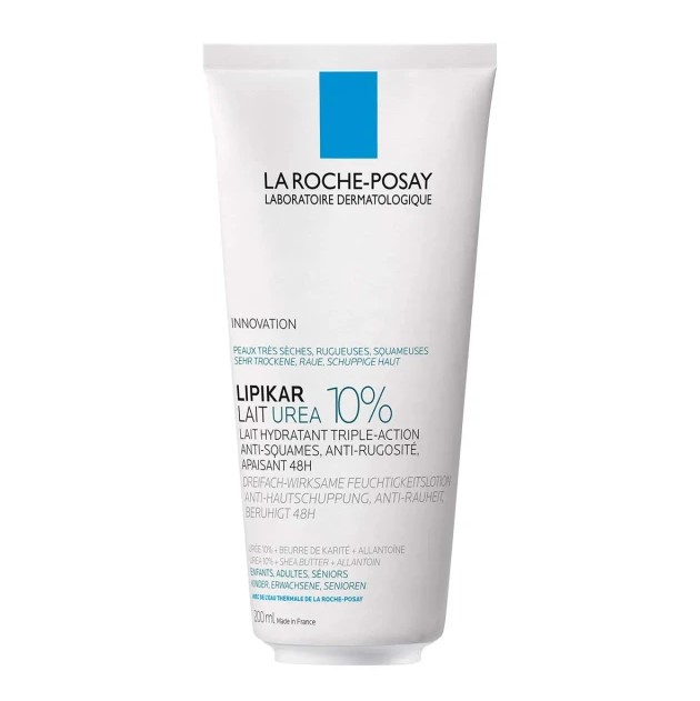 La Roche-Posay Lipikar Lait Urea 10% Ενυδατικό Γαλάκτωμα Τριπλής Δράσης Για Το Ξηρό Τραχύ Δέρμα 200ml