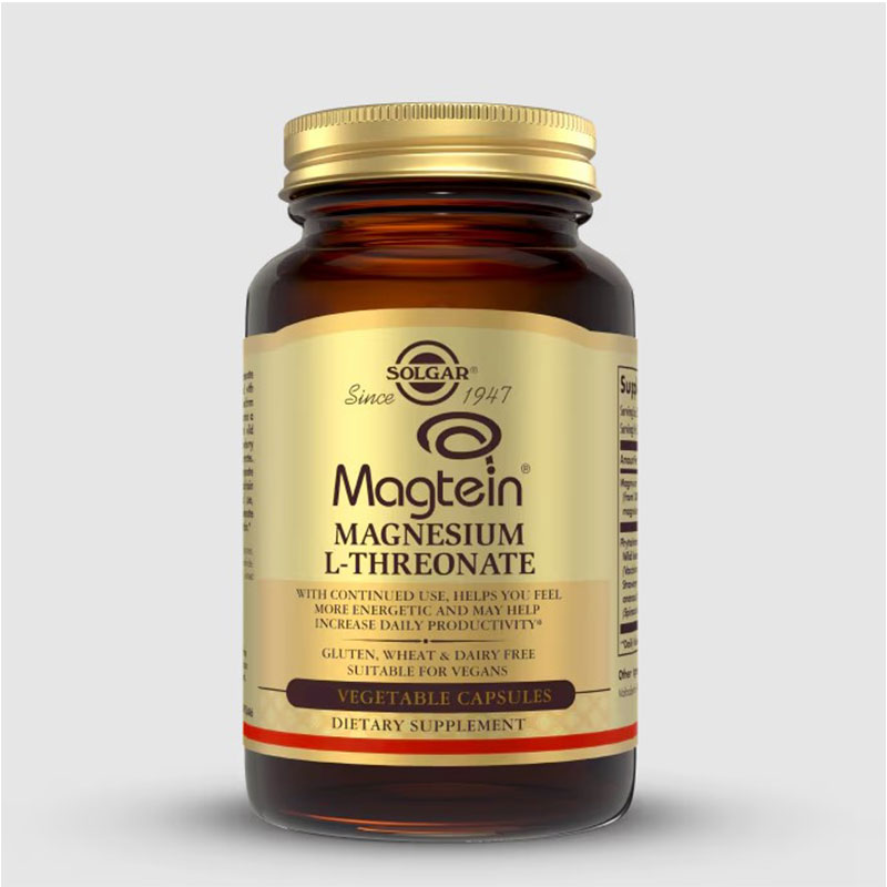 Solgar Magtein Magnesium L-Threonate 90 Φυτικές Κάψουλες
