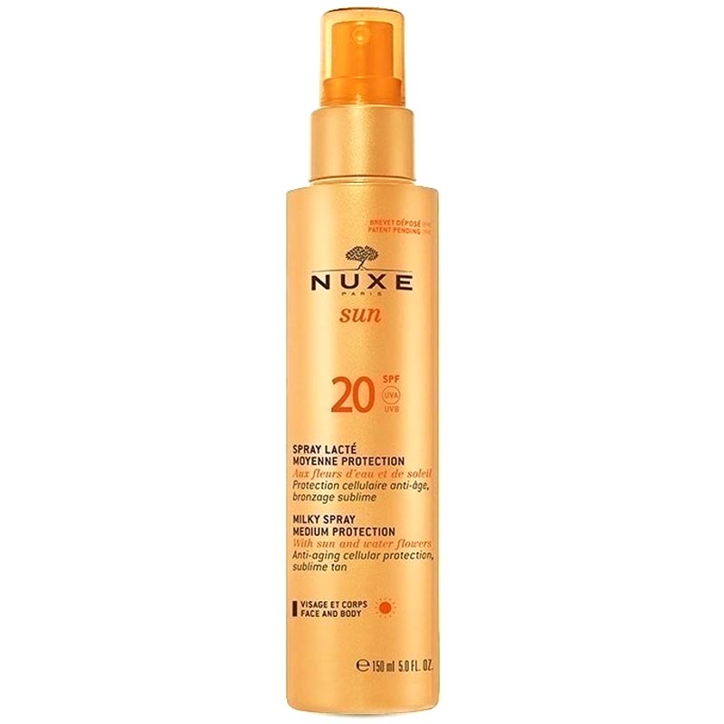 Nuxe Sun Milky Spray for Face & Body SPF20 150ml